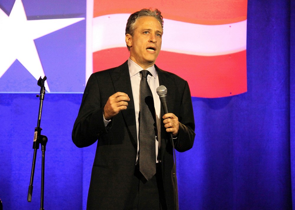 Jon Stewart;<br>Jon Stewart Performing at The Bob Woodruff Stand-Up for Heroes Gala