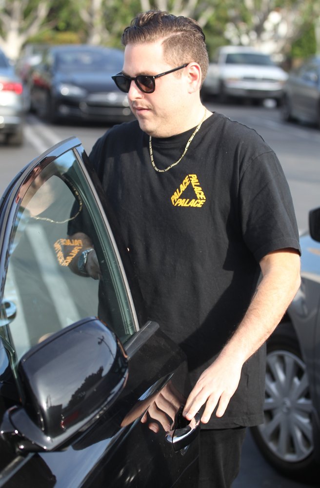 Jonah Hill;<br>Jonah Hill Leaving A Branch of Fred Segal