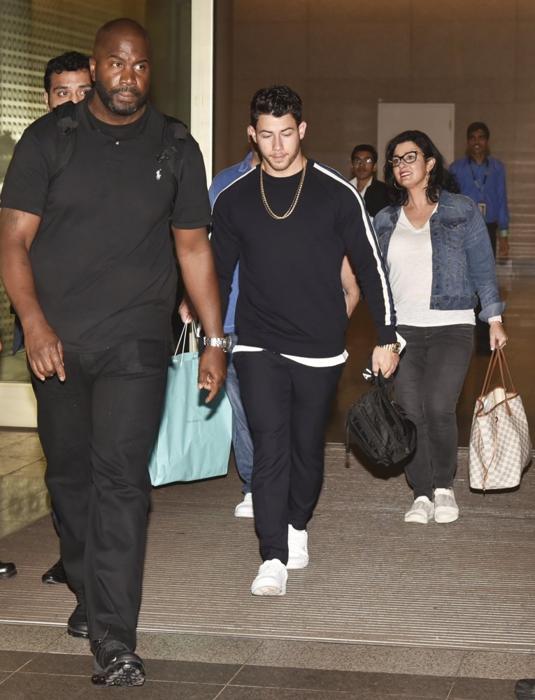 Nick Jonas Arrives at The Mumbai Airport