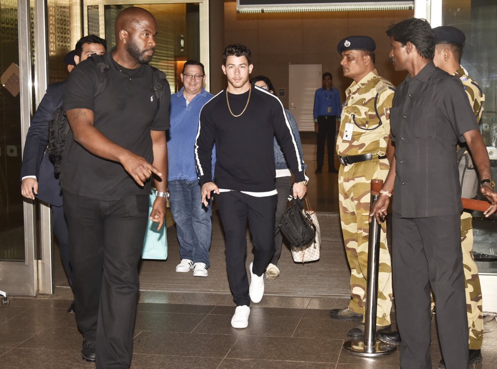 Nick Jonas Arrives at The Mumbai Airport