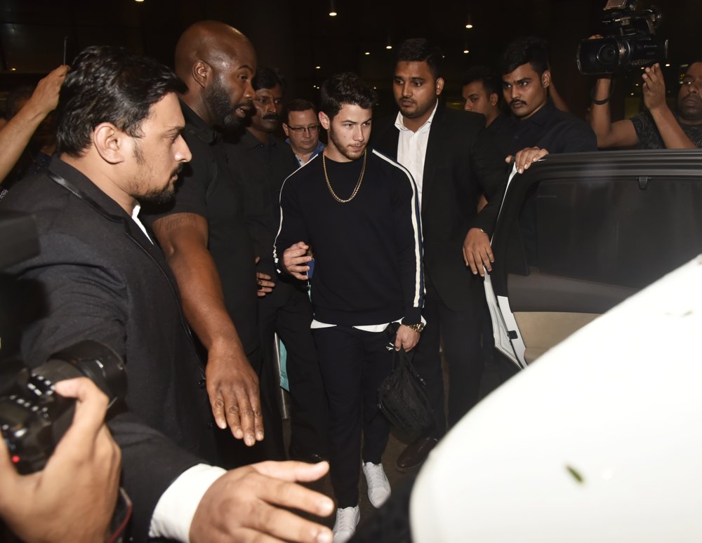 Nick Jonas Arrives at The Mumbai Airport