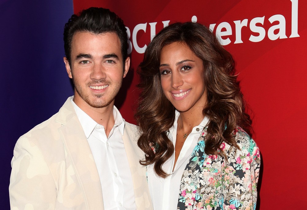 Kevin Jonas;Danielle Deleasa;<br>NBC Universal Press Tour - Day 2