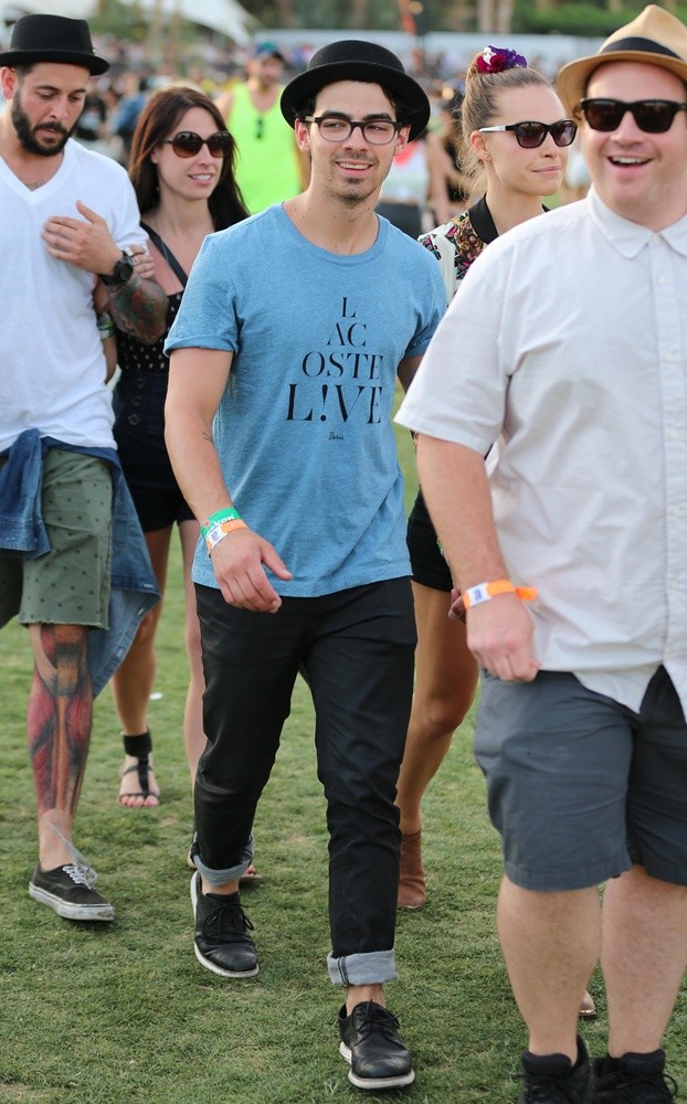 Joe Jonas;Blanda Eggenschwiler;<br>The 2013 Coachella Valley Music and Arts Festival - Week 1 Day 2