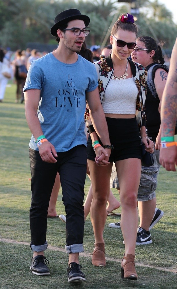 Joe Jonas;Blanda Eggenschwiler;<br>The 2013 Coachella Valley Music and Arts Festival - Week 1 Day 2