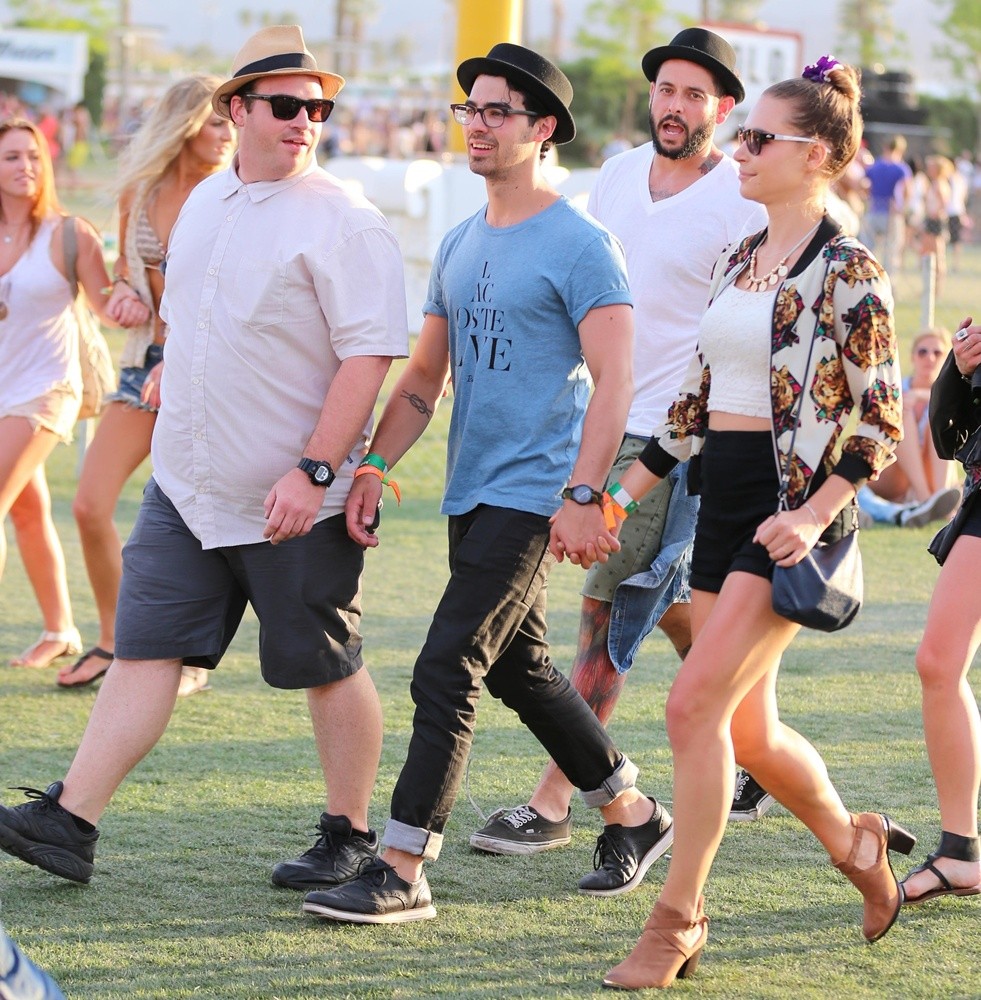 Joe Jonas;Blanda Eggenschwiler;<br>The 2013 Coachella Valley Music and Arts Festival - Week 1 Day 2