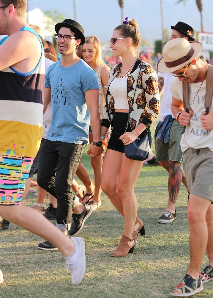 Joe Jonas;Blanda Eggenschwiler;<br>The 2013 Coachella Valley Music and Arts Festival - Week 1 Day 2