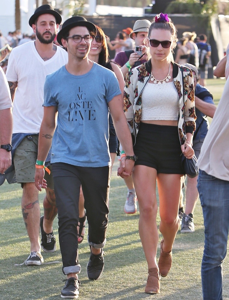 Joe Jonas;Blanda Eggenschwiler;<br>The 2013 Coachella Valley Music and Arts Festival - Week 1 Day 2