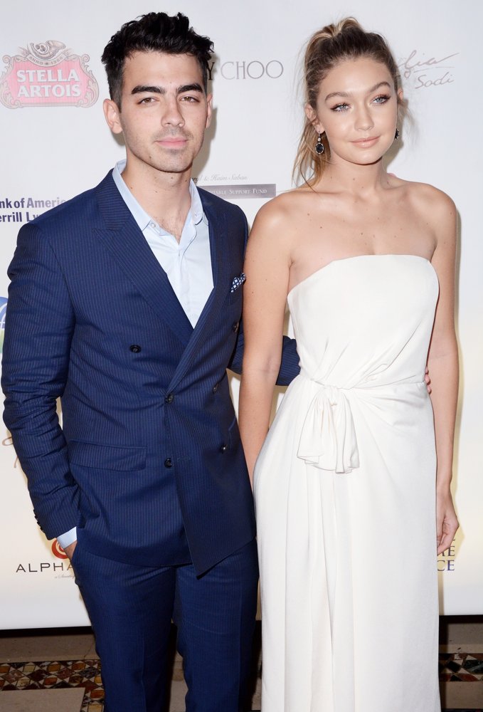 Joe Jonas;Gigi Hadid;<br>Global Lyme Alliance - Uniting for A Lyme-Free World Inaugural Gala - Red Carpet Arrivals