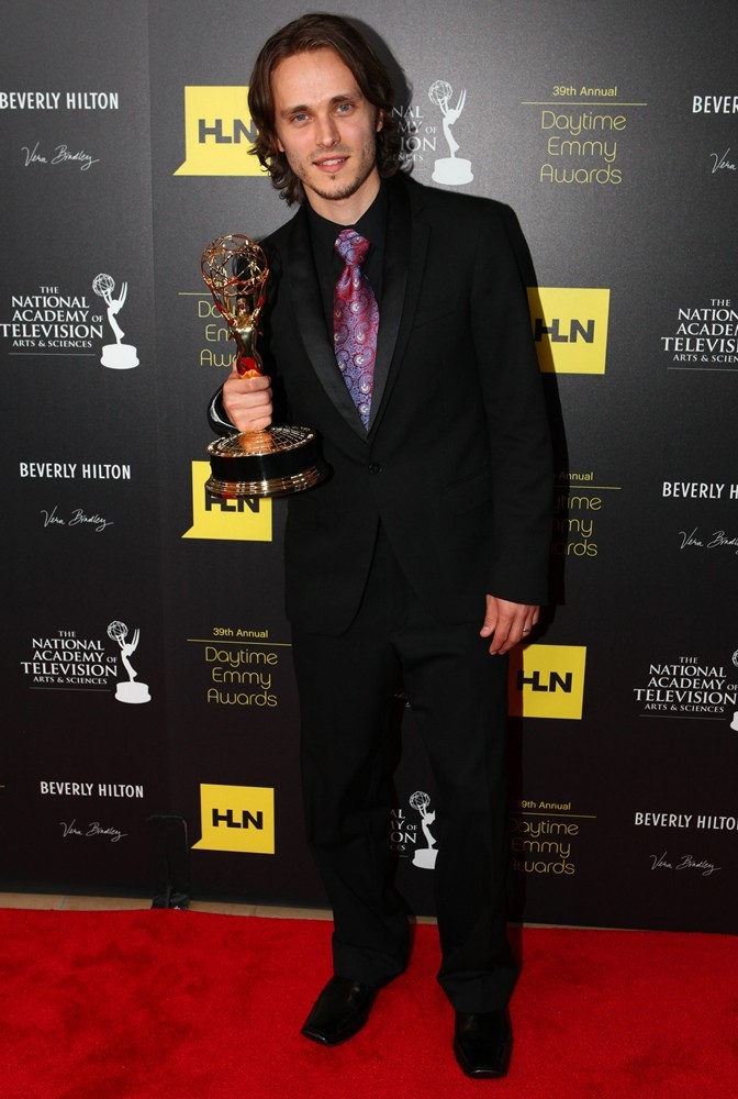 Jonathan Jackson;<br>39th Daytime Emmy Awards - Press Room