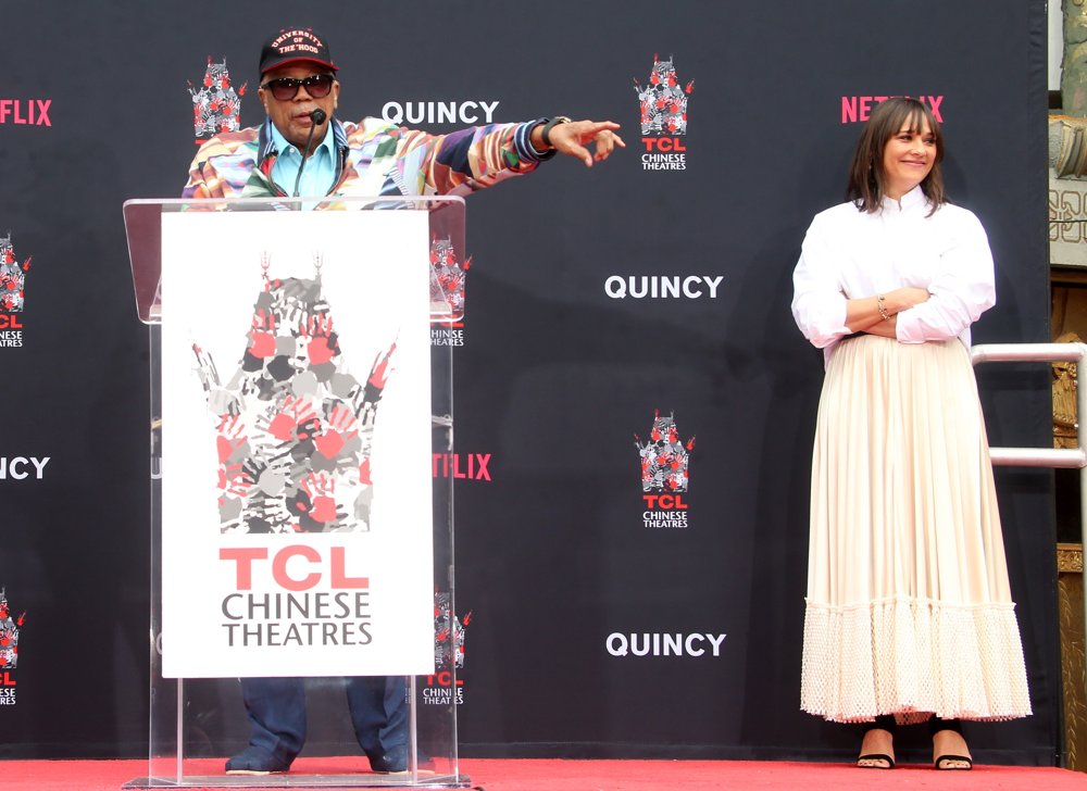 Quincy Jones Hand and Footprint Ceremony