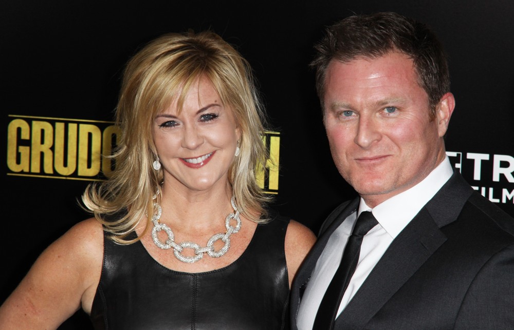 Ellen Jones;Todd Truley;<br>Grudge Match New York Screening - Red Carpet Arrivals