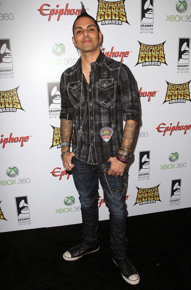 Jose Mangin;<br>2012 Revolver Golden Gods Awards Show