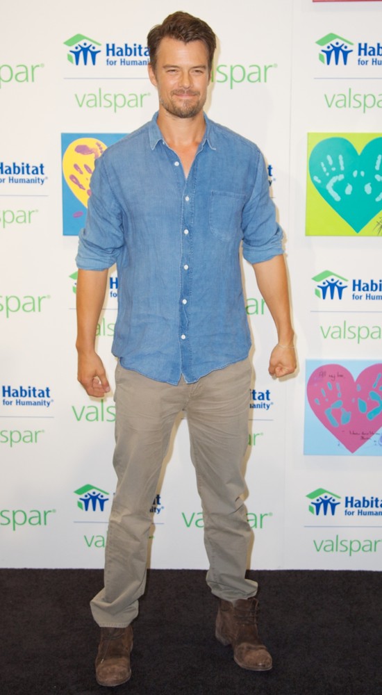 Josh Duhamel and Valspar Unveil Celebrity Handprints to Be Auction for Habitat for Humanity