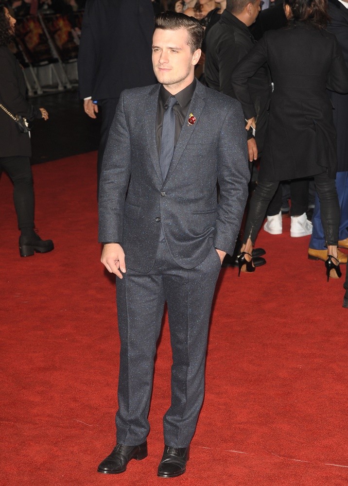 Josh Hutcherson;<br>The Hunger Games: Mockingjay, Part 2 UK Film Premiere - Arrivals