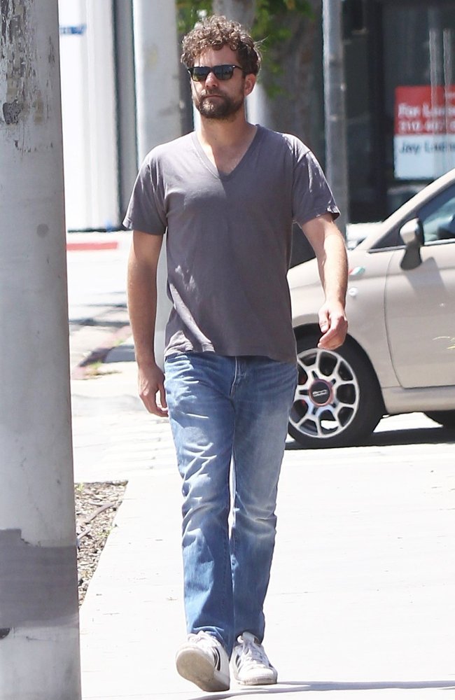 Joshua Jackson Out for A Walk