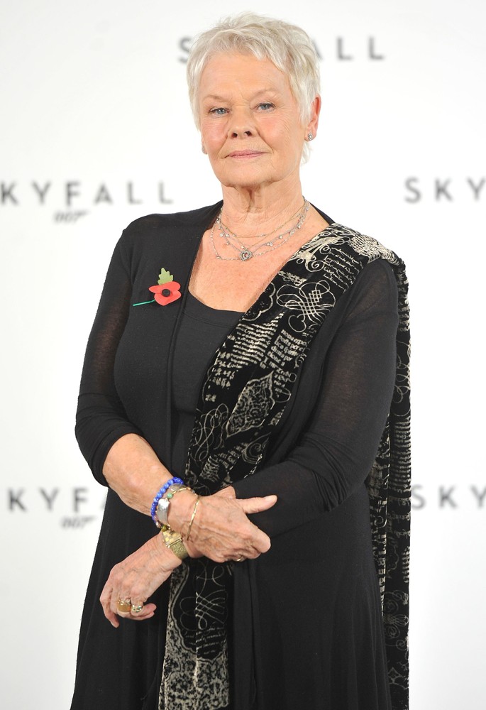 Judi Dench;<br>The 23rd James Bond Movie Photocall