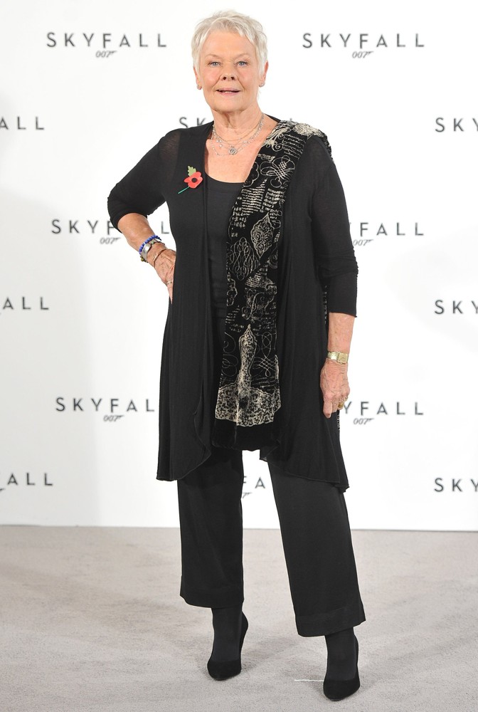 Judi Dench;<br>The 23rd James Bond Movie Photocall