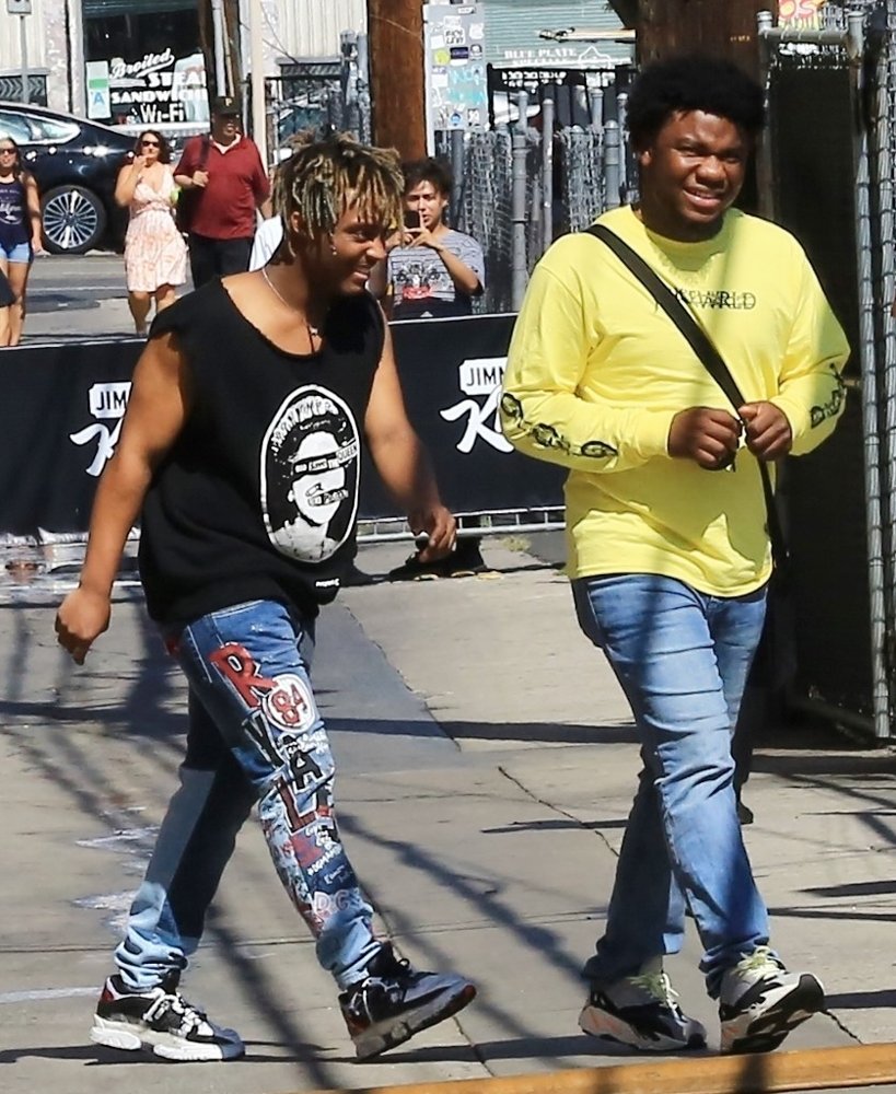 Juice WRLD;<br>Juice WRLD Arrives at ABC Studios to Appear on Jimmy Kimmel Live!