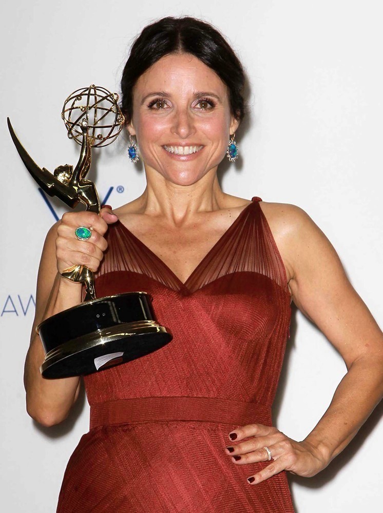 Julia Louis-Dreyfus;<br>64th Annual Primetime Emmy Awards - Press Room