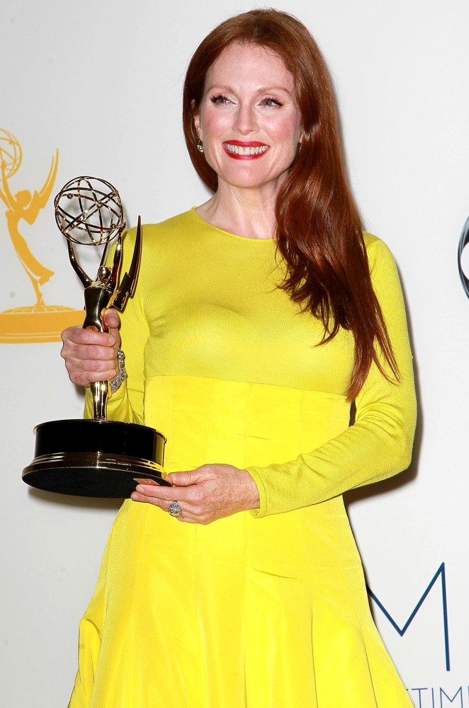 Julianne Moore;<br>64th Annual Primetime Emmy Awards - Press Room