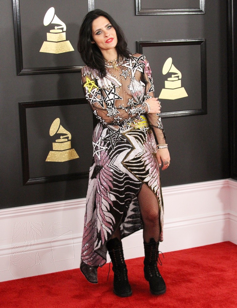 Juliette Larthe;<br>59th Annual GRAMMY Awards - Arrivals
