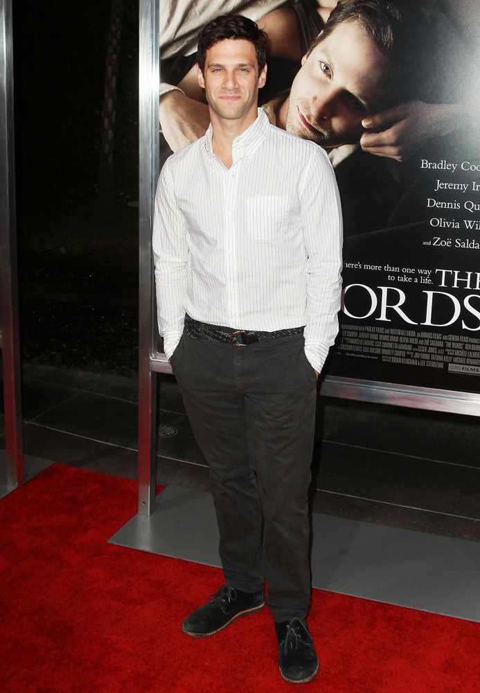 Justin Bartha;<br>The Premiere of CBS Films' The Words - Red Carpet
