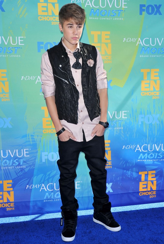 Justin Bieber;<br>2011 Teen Choice Awards