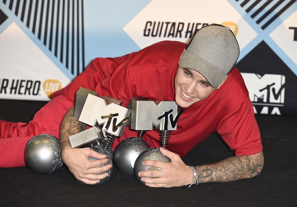 Justin Bieber;<br>The 2015 MTV European Music Awards - Press Room