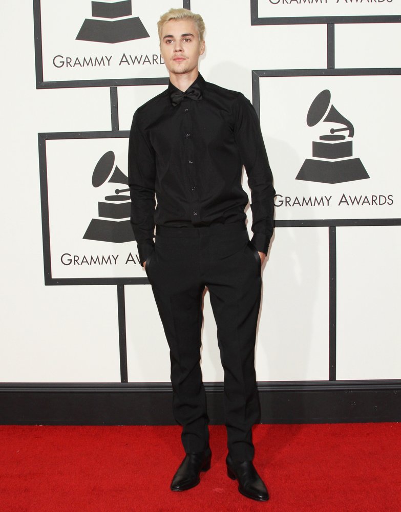 Justin Bieber;<br>58th Annual GRAMMY Awards - Arrivals