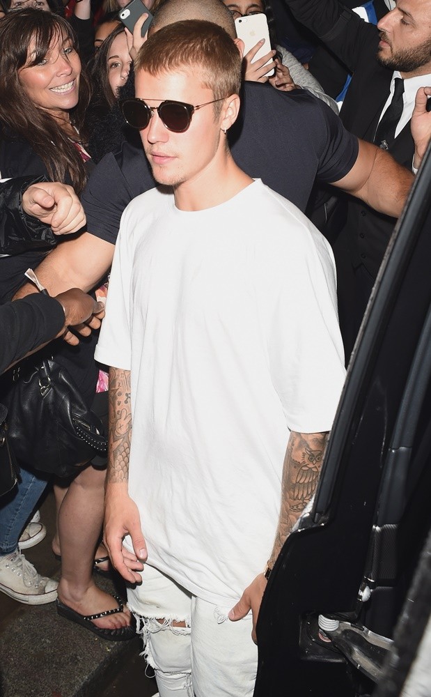 Justin Bieber Enjoy A Night Out at Tape Nightclub in Mayfair