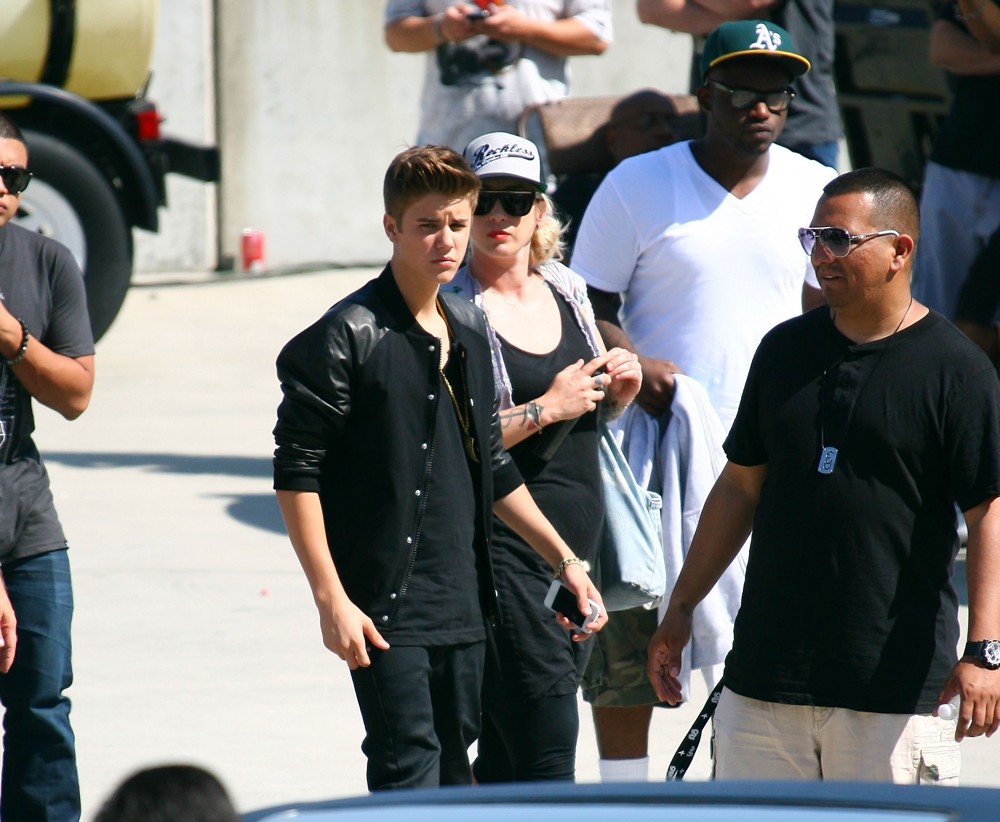 Justin Bieber;<br>Justin Bieber Films His New Music Video Boyfriend