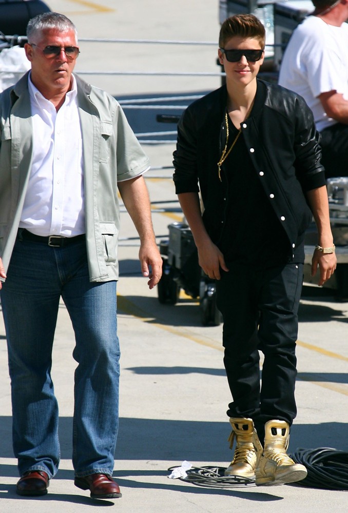 Justin Bieber;<br>Justin Bieber Films His New Music Video Boyfriend
