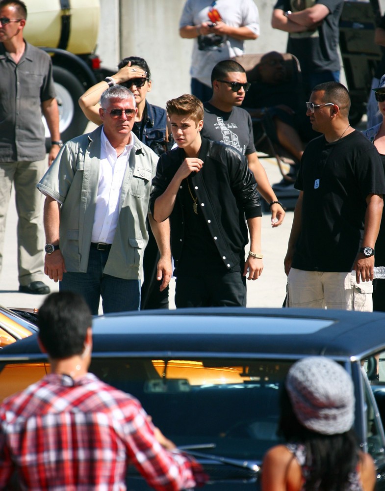 Justin Bieber;<br>Justin Bieber Films His New Music Video Boyfriend