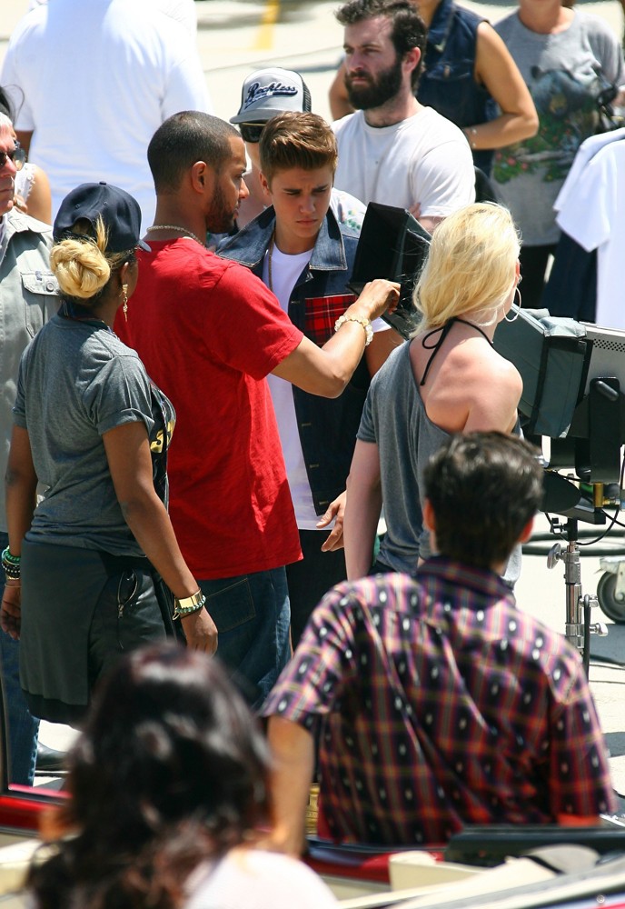 Justin Bieber;<br>Justin Bieber Films His New Music Video Boyfriend