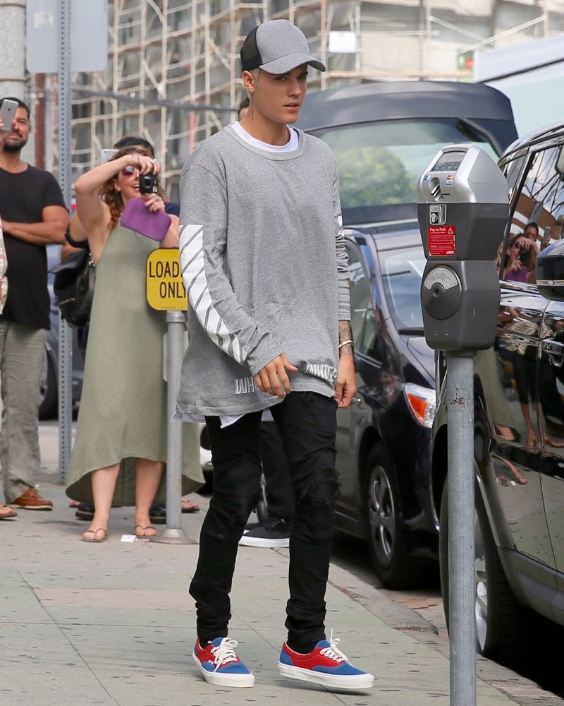 Justin Bieber;<br>Justin Bieber Spotted Filming at Maxisfield