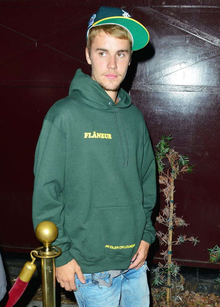 Justin Bieber Leaving The Peppermint Night Club