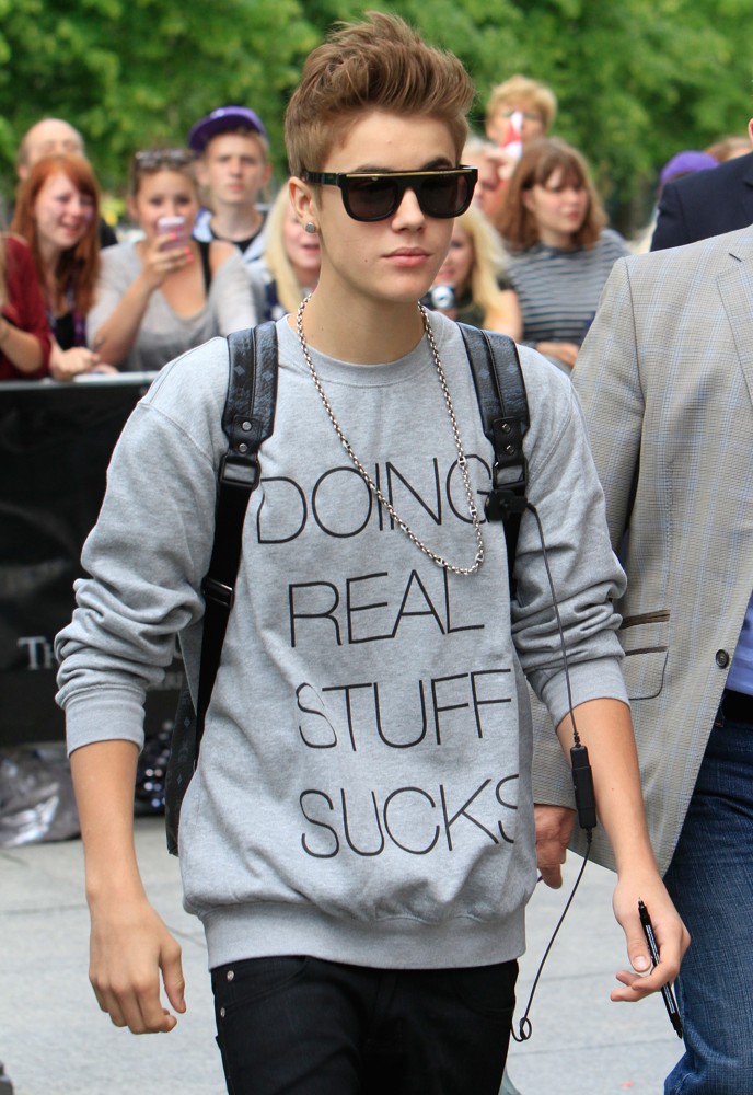 Justin Bieber;<br>Justin Bieber Leaving The Ritz Carlton Hotel on Potsdamer Platz Square
