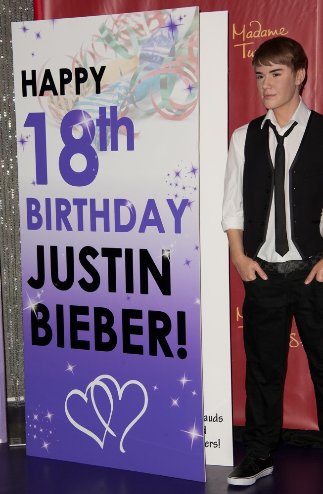 Justin Bieber;<br>Unveil A Brand New Bieber Figure in Celebration of The Singer's 18th Birthday