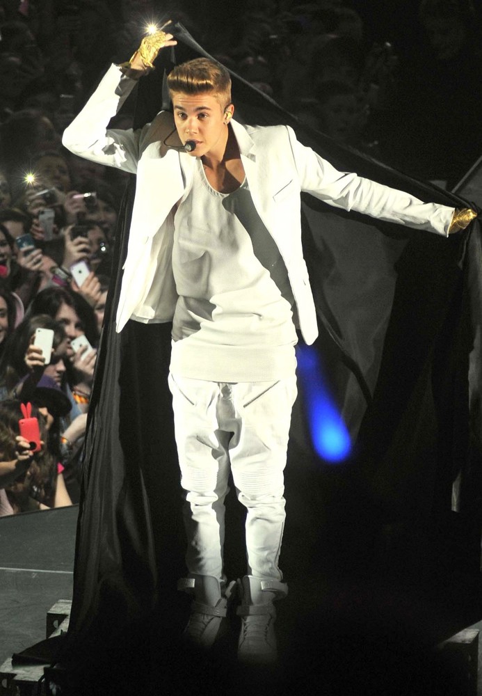 Justin Bieber;<br>Justin Bieber Performs at The O2