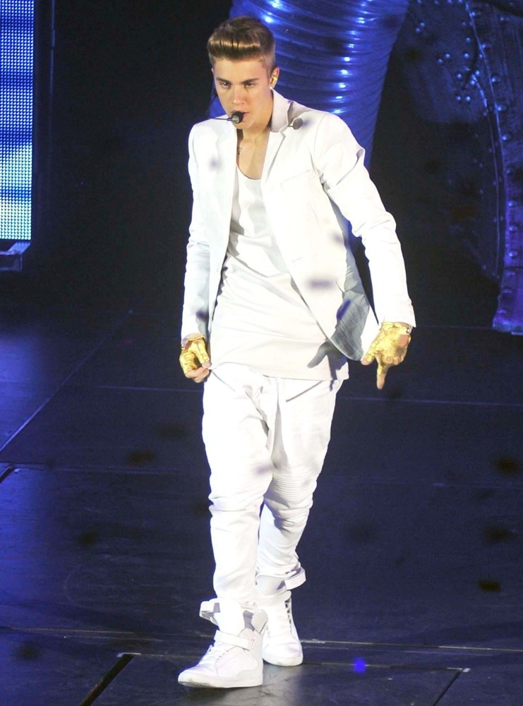 Justin Bieber;<br>Justin Bieber Performs at The O2