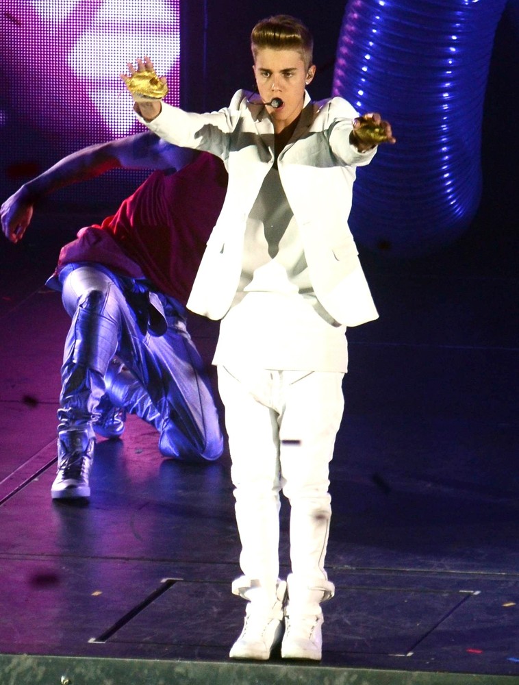 Justin Bieber;<br>Justin Bieber Performs at The O2