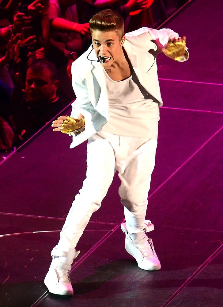 Justin Bieber;<br>Justin Bieber Performs at The O2