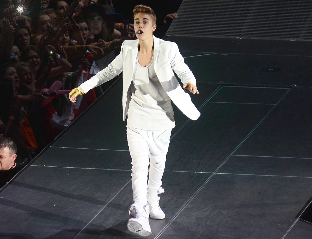 Justin Bieber;<br>Justin Bieber Performs at The O2