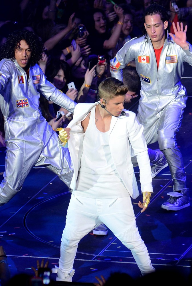 Justin Bieber;<br>Justin Bieber Performs at The O2
