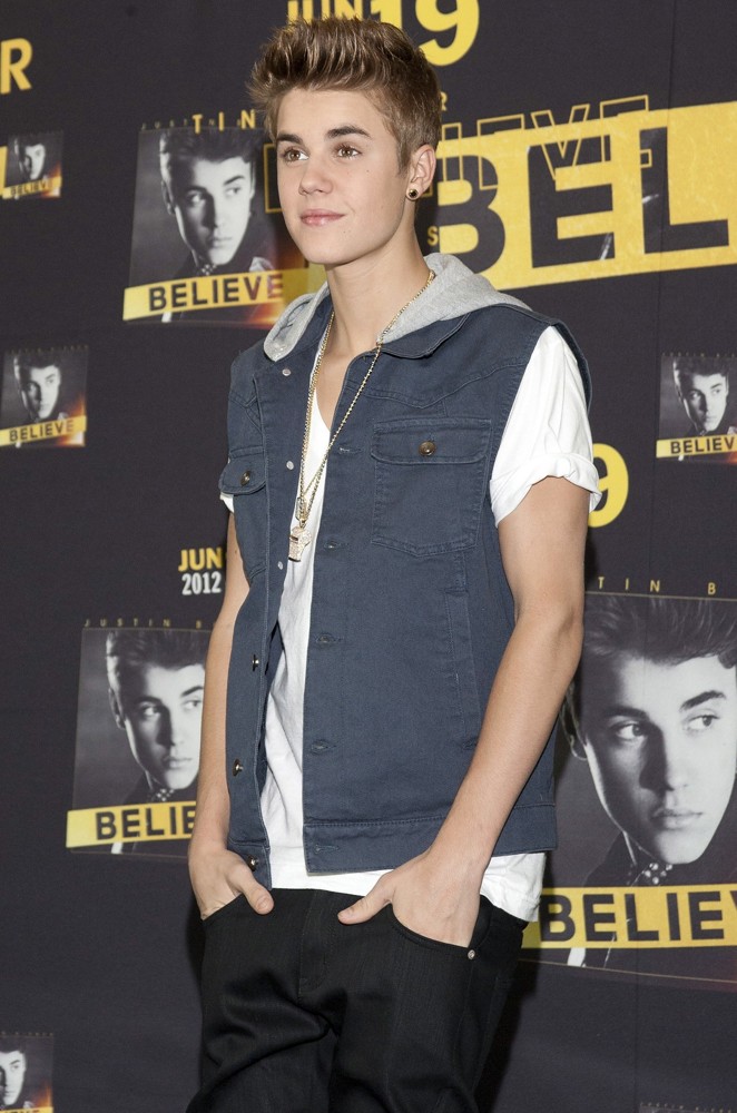 Justin Bieber Attends A Press Conference Ahead of A Free Show for 300,000 Fans