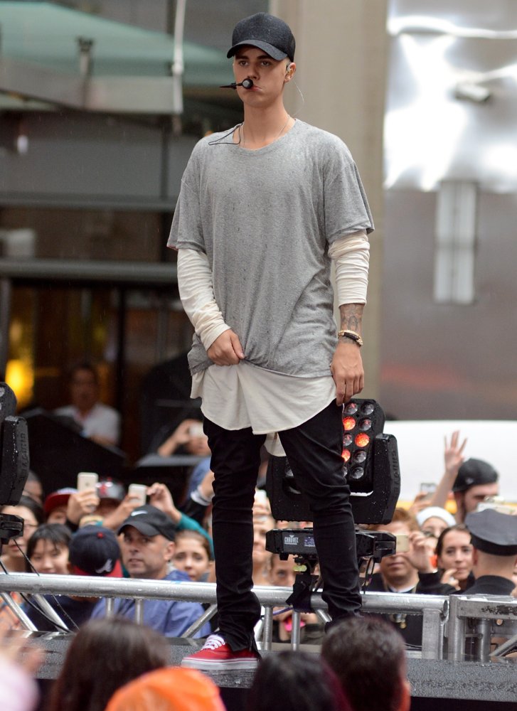 Justin Bieber;<br>Justin Bieber Performing Live on NBC's Today Show Part of The NBC Toyota Summer Concert Series