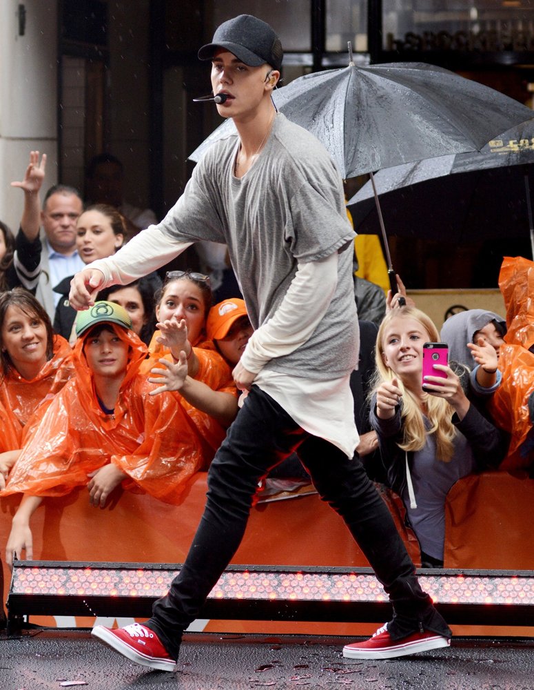 Justin Bieber;<br>Justin Bieber Performing Live on NBC's Today Show Part of The NBC Toyota Summer Concert Series