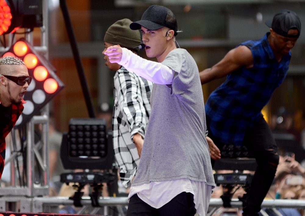 Justin Bieber;<br>Justin Bieber Performing Live on NBC's Today Show Part of The NBC Toyota Summer Concert Series