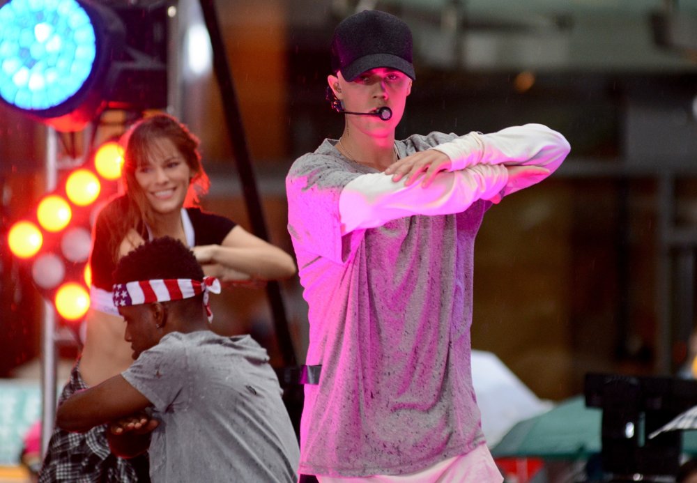 Justin Bieber;<br>Justin Bieber Performing Live on NBC's Today Show Part of The NBC Toyota Summer Concert Series