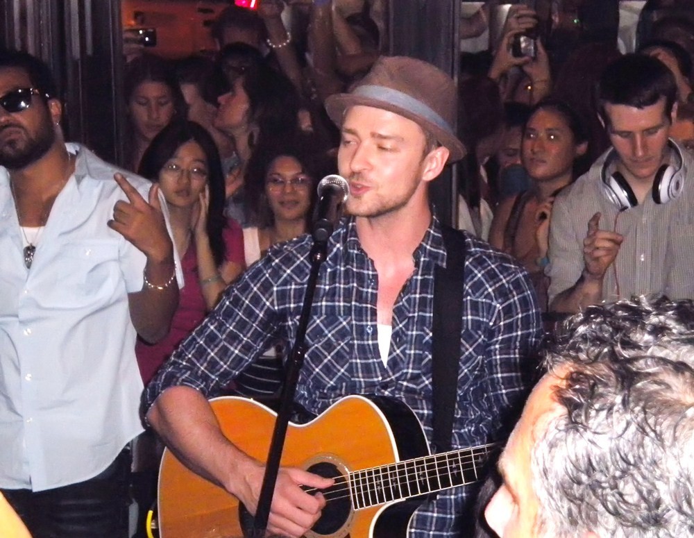 Justin Timberlake;<br>Justin Timberlake Performing with His New Band FreeSol